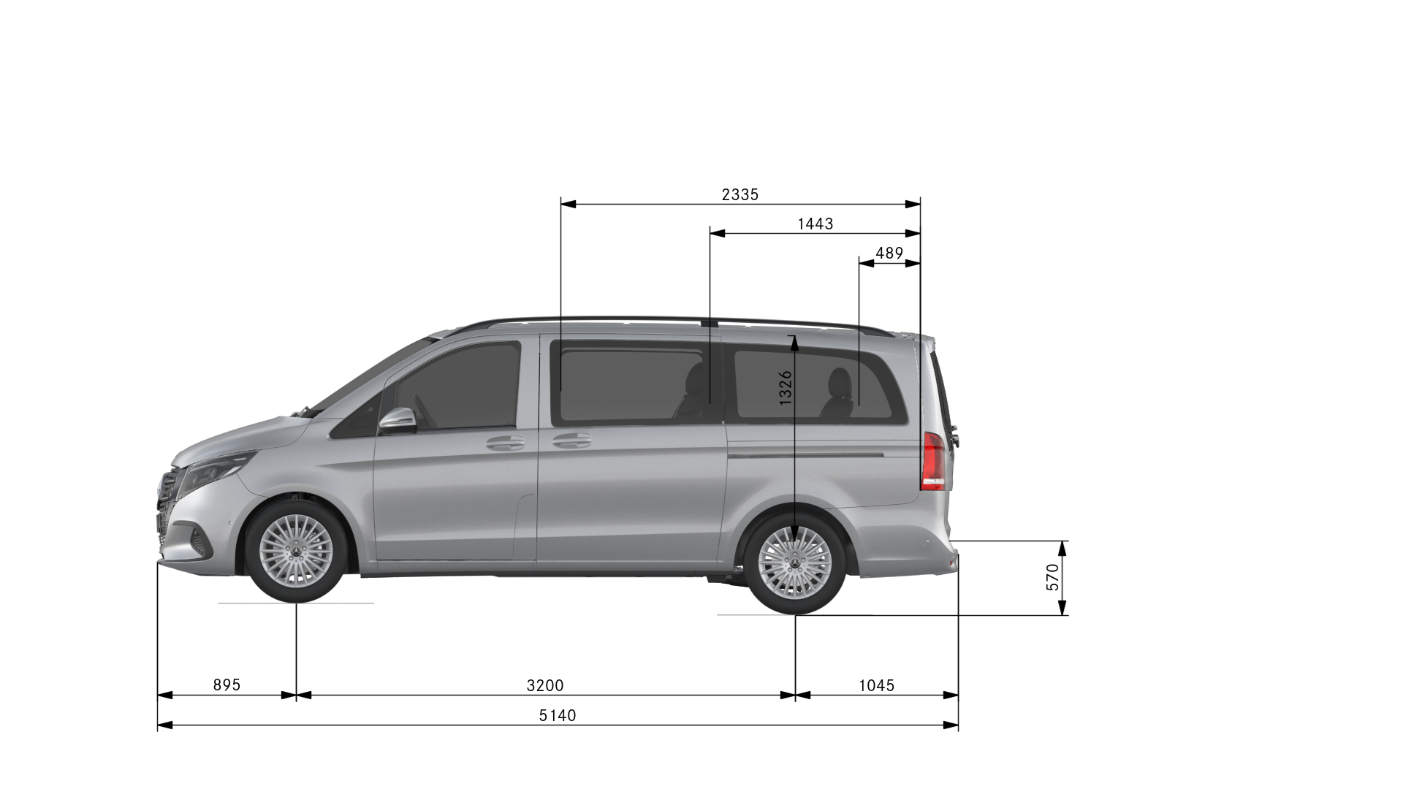 Mercedes-Benz V-Class nomas automašīna